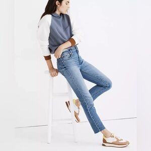 Madewell Womens Skinny Low Raw Hem Jeans 29x32